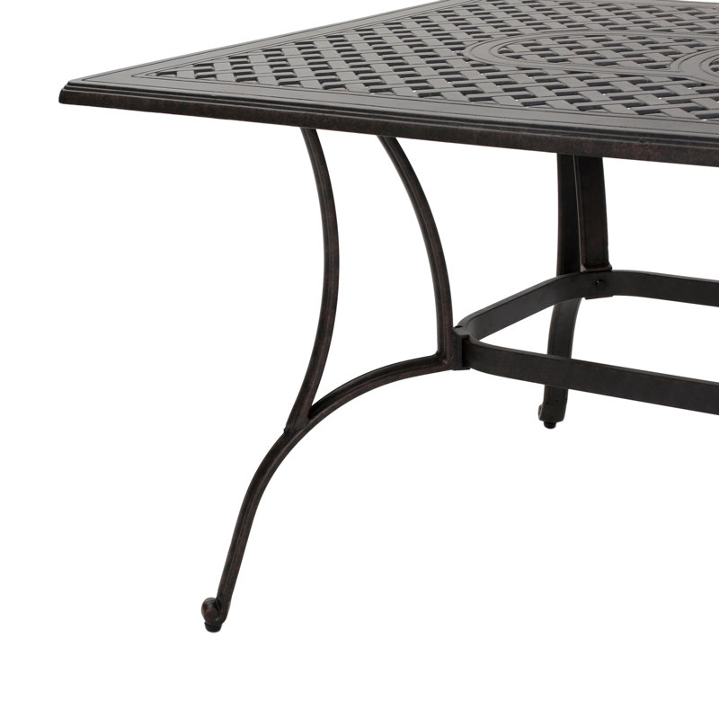 Darby Home Co Maytown Metal Outdoor Dining Table & Reviews Wayfair
